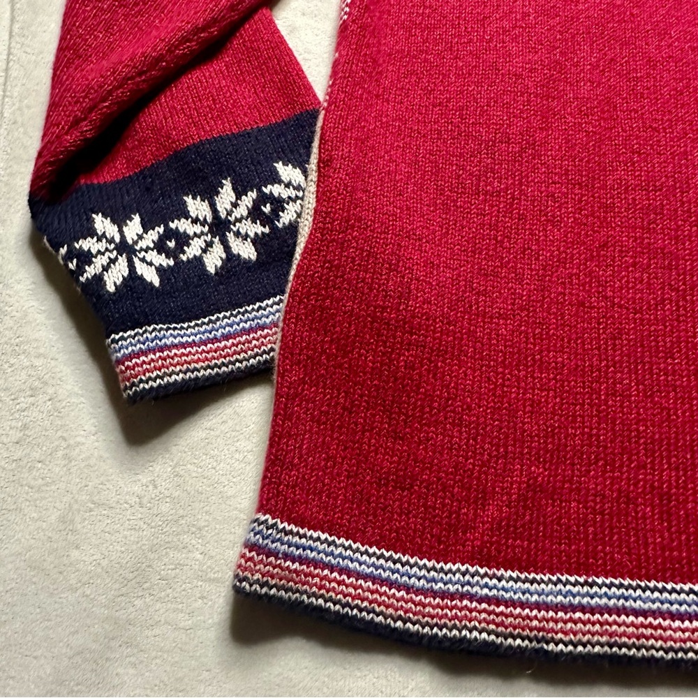 christopher & banks Holiday Sweater Full Zip Up Christmas Winter Women’s XL - Picture 6 of 9